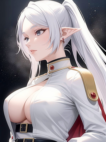 Frieren from Beyond Journey's End in Mature MILF Hentai Passion