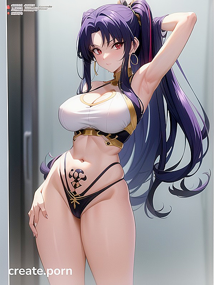 Horny Large-Assed Beauty Enjoys Noontime hentai Pleasures