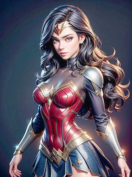 Wonder Woman's Tiny 18+ Skirt Action in 3D Hentai Fantasy