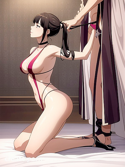 Detailed Screencap: Watch Her Give an Intense Blowjob in Third-Person Hentai Action