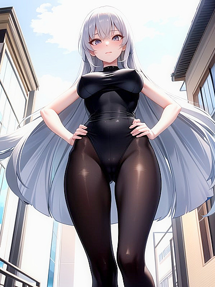 Exploring the City Streets Bottom-Up in Steamy Hentai Solo Action
