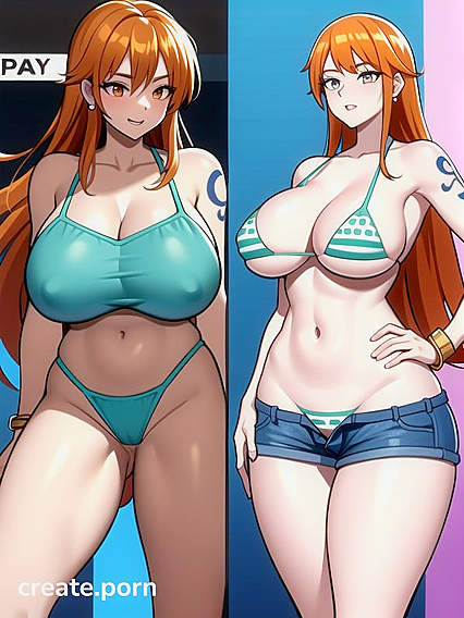 Nami's Massive Breasts Take Center Stage in Seductive Hentai Scenes