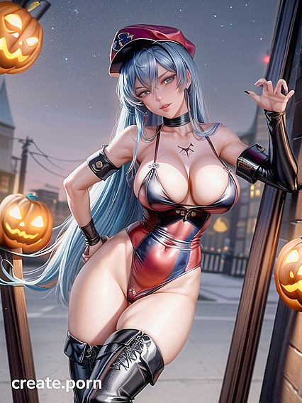 Sexy Police Officer Costume Opens Up for Intense Hentai Pleasure