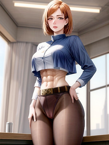 Blushing Supportive Goddess with Light Brown Skin Enjoys hentai Pleasures