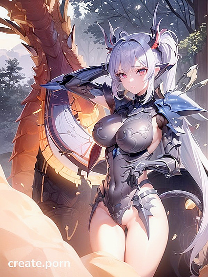 Intimate Bond: A Girl 18+'s Sensual Encounter with a High-Quality Armored Creature Hentai