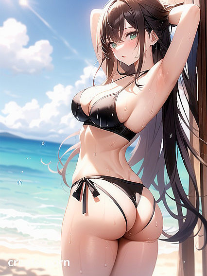 18-Year-Old Girl 18+ Shows Off Her Curvy Assets inStanding Hentai Action