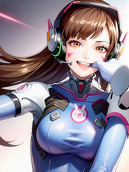 D'Va Seductively Sucks Her Thumb in Intimate Hentai Close-Up Action