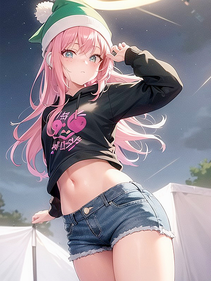 Pink-Haired Babe with Tiny 18+ Ass Rides Tentacle Dick in Hentai Paradise