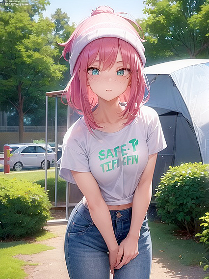 Small Breasts and Jeans in a Sexy Tent Adventure Hentai Fantasy