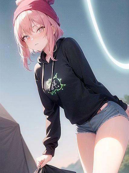 Fit Girl 18+ with Small Breasts Takes On the Night inSTEAMy Hentai Action