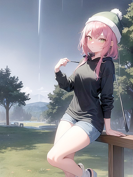 Beenie with Small Breasts Enjoying Pleasure in Cute Hentai Scenes