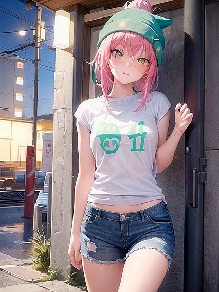 Tiny 18+ Breasts and Petite Ass Shine in Nocturnal Hentai Delights