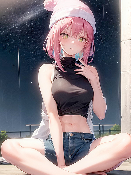 Freckled Teen 18+ in Oversized Hoodie Exploring Sexy Hentai Fantasies
