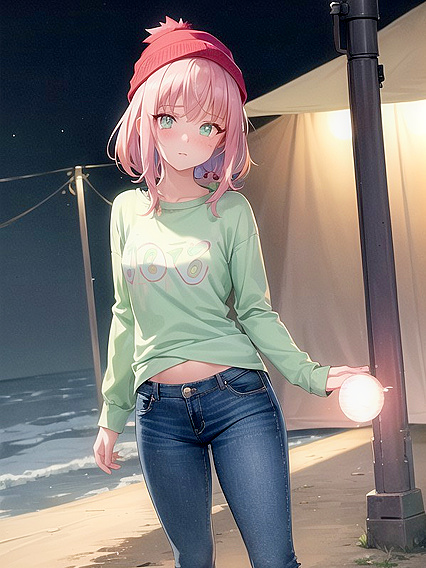 18-Year-Old Tent Wears Extra Large Hoodie for Steamy Hentai Adventures