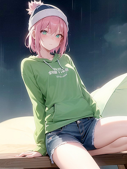 Pale-Skinned Cutie With a Tiny 18+ Ass Blushes Through Embarrassing Hentai Pleasure