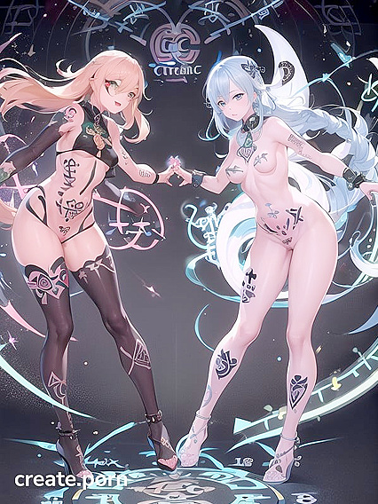 Exploring Perfect and Extra Limbs with Celtic Tattoos in Hentai Bliss