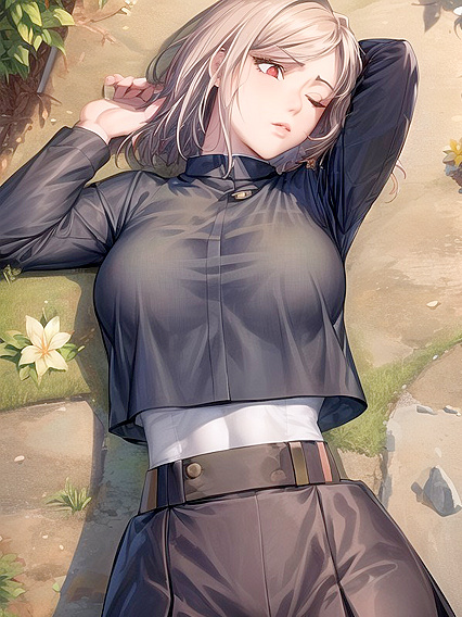 Ash-Haired Beauty Sinks into Dark Sadistic hentai Pleasure