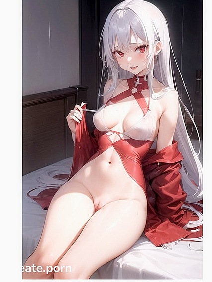Cute Girl 18+ with Natural Breasts Enjoying Intense Hentai Pleasure