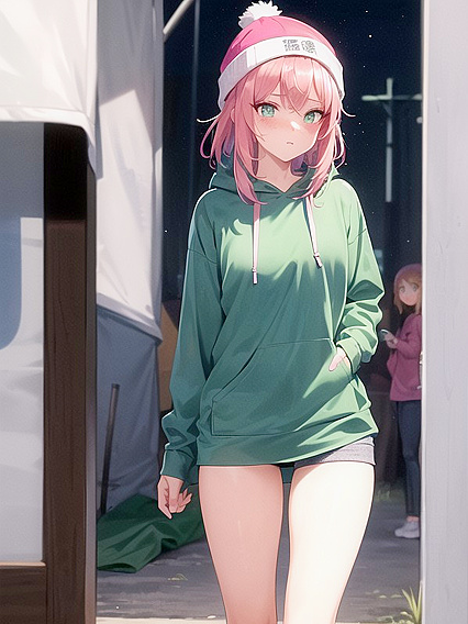 Sultry Green-Eyed Babe in Tiny 18+ Shorts Nails Hardcore Hentai Action