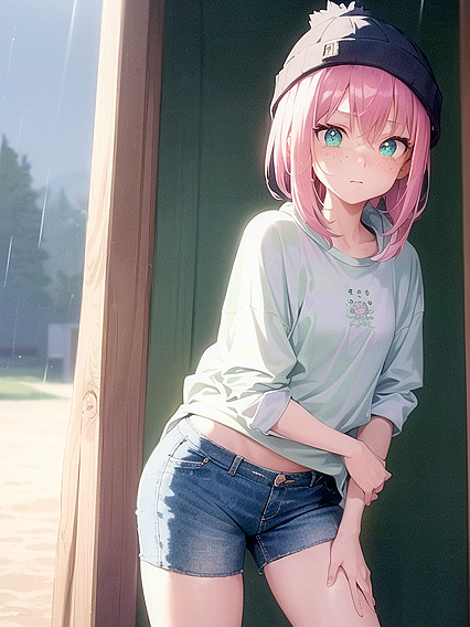 Raining Night Seduction: Small Breasts in Erotic Hentai Adventures