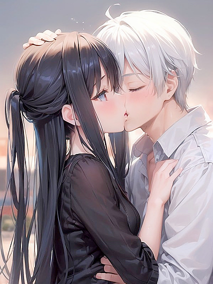 Brother and Sister Share Intense Kisses in Steamy Hentai Fantasy