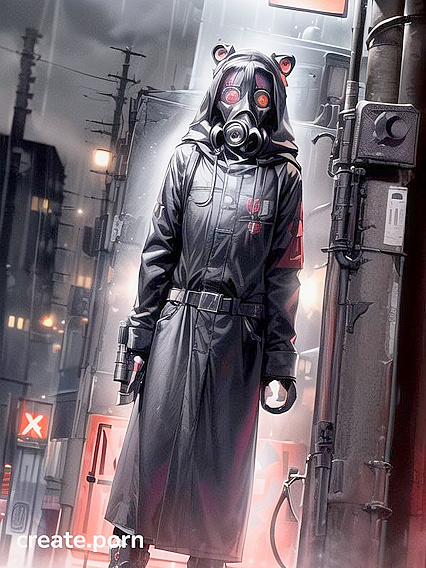Exploring Red Eyes in the Neon-Lit Nights of Cyberpunk City Hentai