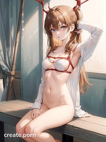 Asuka Seductively Undresses in Off-Shoulder Outfit for Steamy Hentai Scenes