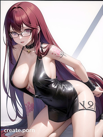 Submissive Tattooed Slave Girl 18+ Presents Herself in Erotic Hentai Scenes