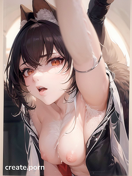 Beautiful Fur-covered Vagina with Ultra-Detailed Clitoris in Sensual Hentai Action