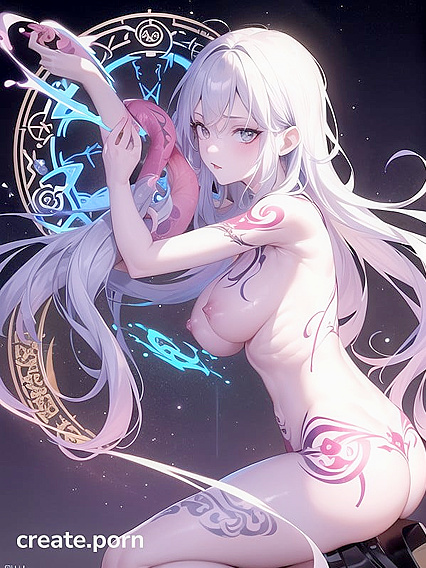 Fully Tattooed Beauty with Extra Arms in Ultimate Aesthetic Hentai Pleasure