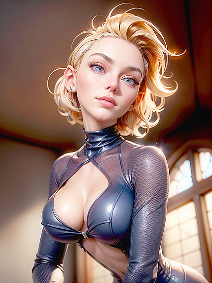Scandinavian Model with Buzzcut Takes on Intense Hentai Action