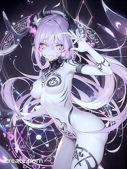 Glowing Tattoos and Seductive Eyes in Uncensored HentaiErotica