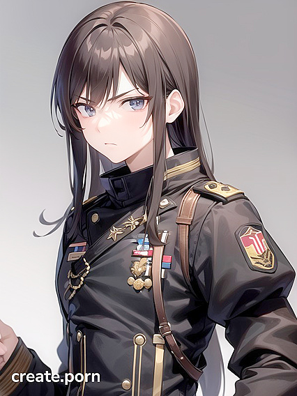 Brown-Haired Guy with Black Eyes Gets Wild in Hentai AI Image
