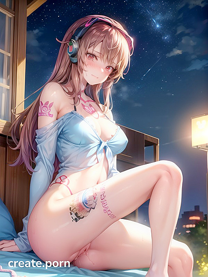 Ghost Girl 18+ Strips Down for Explicit Naked Hentai AI Image