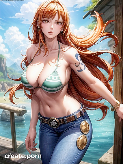 Ultra-Detailed Hentai Adventures with Nami in Explicit AI Porn Image