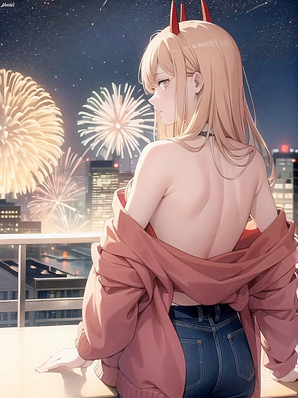 Modern Girl 18+'s Passion Ignites Under City Night Lights and Firework Glows