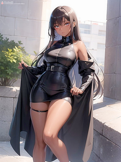 Sensational Dark-Skinned Beauty in Erotic Hentai Adventures