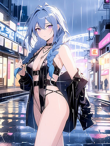 Twinkling City Lights Blend With Nature in a Sensual Dance of Desire Hentai