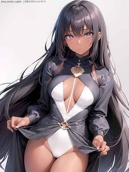 Sensual Dark-Skinned Beauty in Erotic Hentai Adventures
