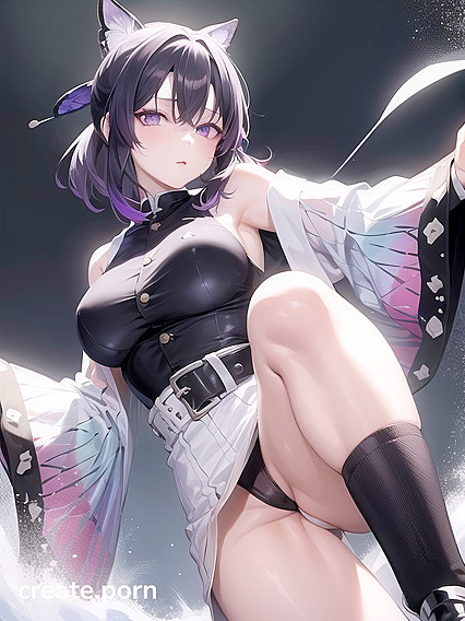 Shinobu Kochou Gets Creamy Pleasure in Intense Hentai AI Image