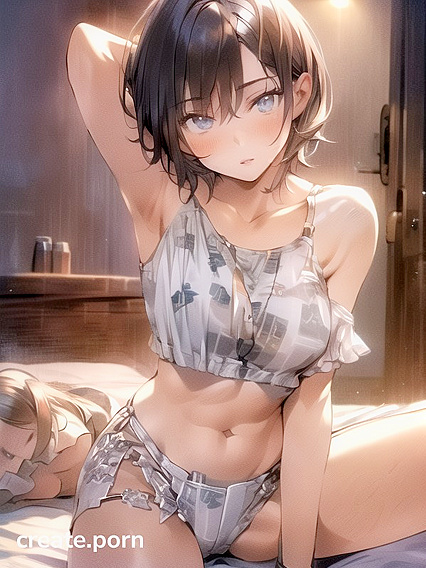 CowGirl 18+ Selfies - Waist-Shot Erotic Adventures in Hentai Hentai AI Image