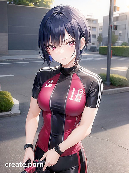 Solo Sporty Girl 18+ Shows Off Her Moves in Sexy Hentai AI Image