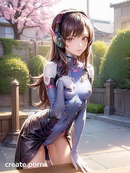 Shocked by the View - Wolf-Cut Hairstyle inMind-Bending Hentai AI Image