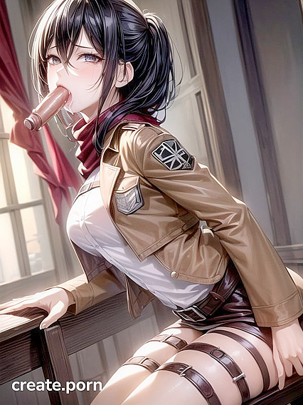 Mikasa Ackerman Enjoying Ultra-Detailed Hentai Pleasure and Intense Orgasms