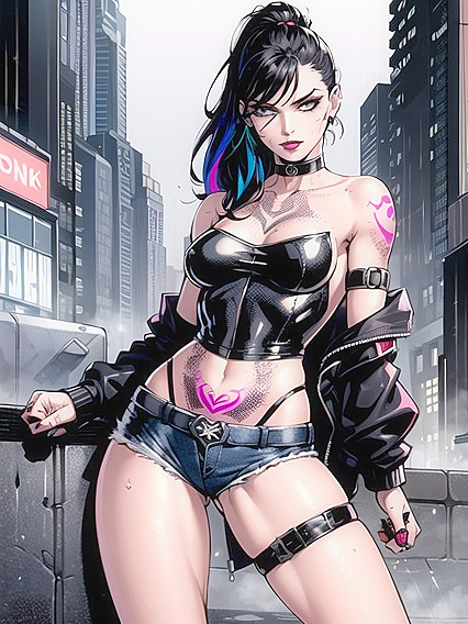 Large-Assed Beauty with Brown Eyes Takes Center Stage in Seductive Hentai Comic