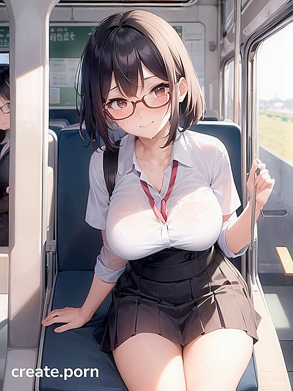 Short-Haired Beauty Gets Pleasured Full Body in Seductive Hentai AI Image