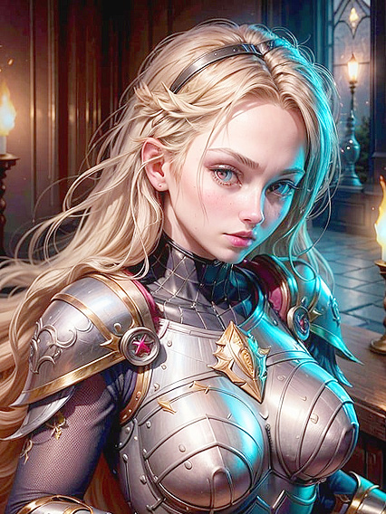 Lux from League of Legends Seduces in Steamy Hentai AI Image
