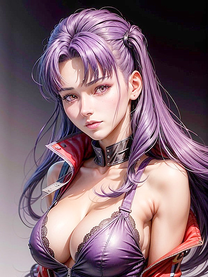 Misato from Evangelion Seduces in Intense Hentai AI Image