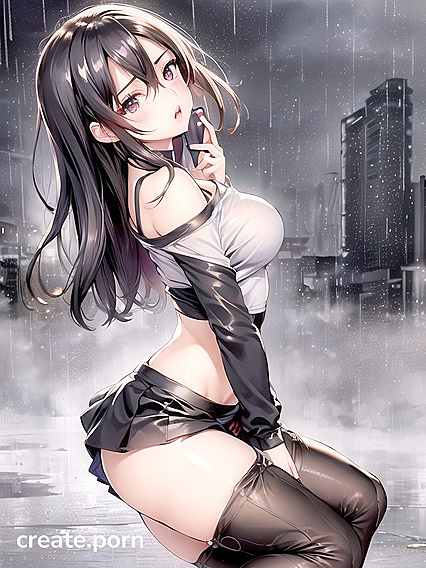 Shocked Teen 18+ with Curvy Assets Exploring Intense Hentai Pleasure