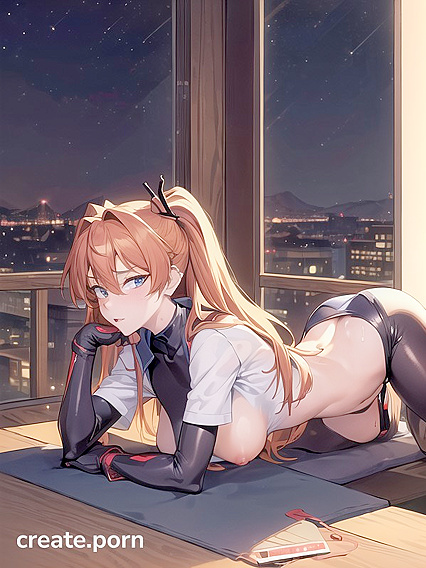 in Uniform Stares at You for Intense Classroom hentai Pleasure